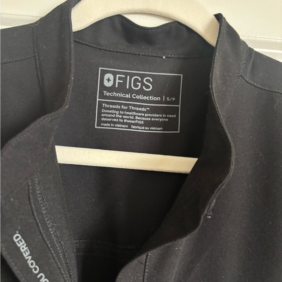 Figs Black Rafaela wide leg Jumpsuit - Picture 3 of 4